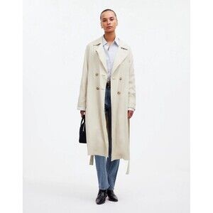 Madewell Cream Trench Coat